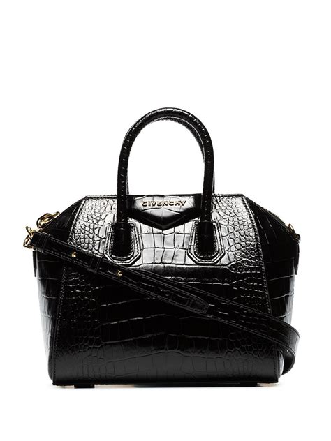 givenchy mini antigona vertical bag|givenchy mini antigona bag croc.